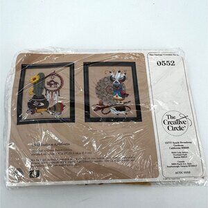 The Creative Circle 0552 Indian Artifacts Embroidery Kit NEW Vintage 1987